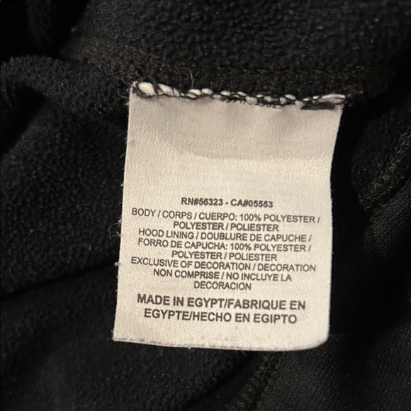 Nike Sporty Gorpcore Black and White Graphic Hoodie Men’s Large - Picture 5 of 6